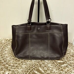 Liz Claiborne Large Vegan Tote Excellent Condition